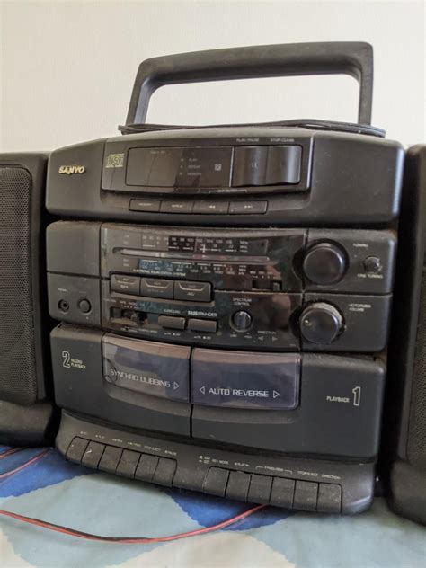 Sanyo Radio With Cassette And Cd Player Audio Portable Music Players On Carousell