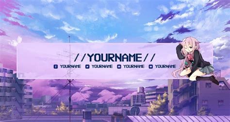 Anime Profile Twitch Banner | Etsy