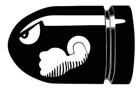 Bullet Bill Svg Png  Digital Download Etsy