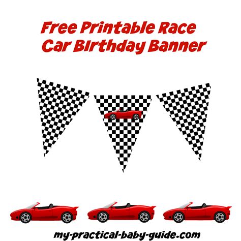 Cars Birthday Banner Template - Sarseh.com