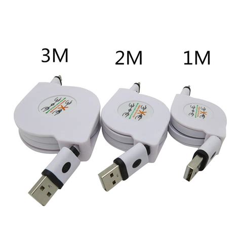 Buy M M M Retractable Micro Usb Fast Charging Flat Noodle Data Sync