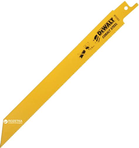 Пильные полотна для сабельной пилы DeWalt 203 мм 5 шт (DT2353) – фото ...
