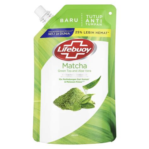 Jual Lifebuoy Sabun Mandi Cair Antibacterial Matcha Green Tea Ml