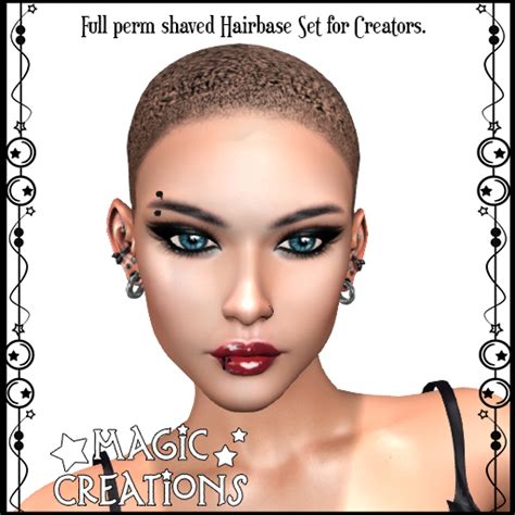 Second Life Marketplace `mc Shaved Hairbase Set