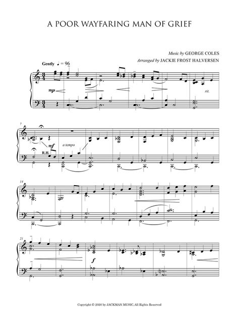 Sacred Hymns For Solo Piano — Jackman Music