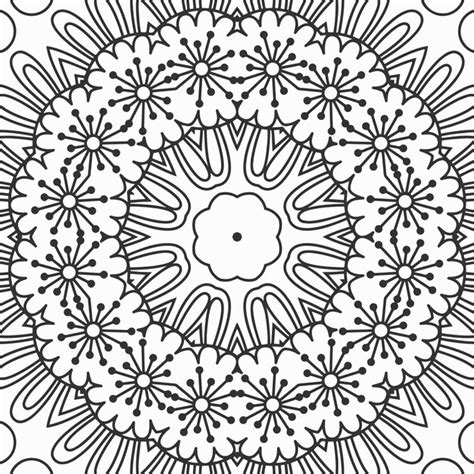 Premium Vector Vector Coloring Geometric Flower Shapes Pattern And Background For Design