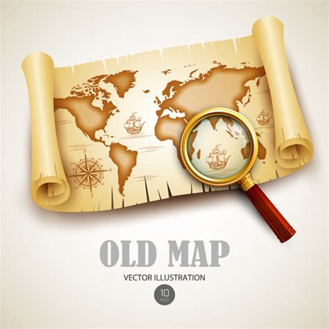 Old Treasure Map Vector Design Graphics Vectors Images Graphic Art