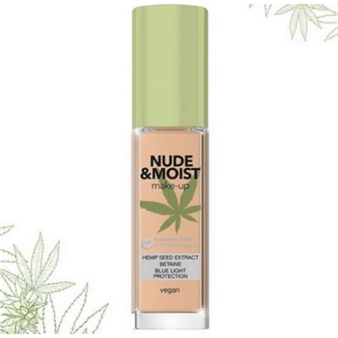 Pierwszy podkład do twarzy z ekstraktem z konopi Bell Hypoallergenic Nude and Moist