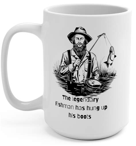 Fishing Retirement Mug Fishing Retirement Gift For Men Fishing