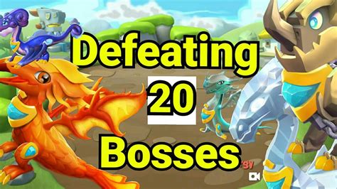 All 20 Bosses Defeat In Dragon Mania Legends Dml Youtube