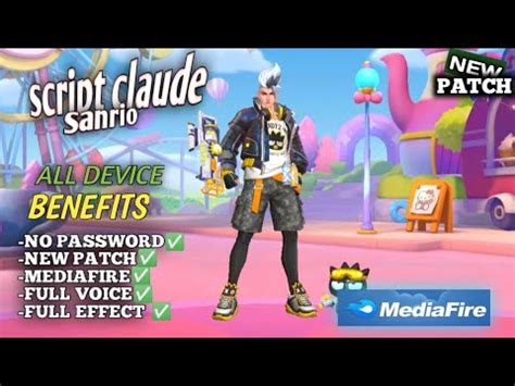 Script Skin Claude Sanrio No Password Patch Terbaru Mobile Legends