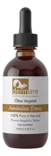 Aceite Vegetal De Almendras Dulces Ml Dermare Puro