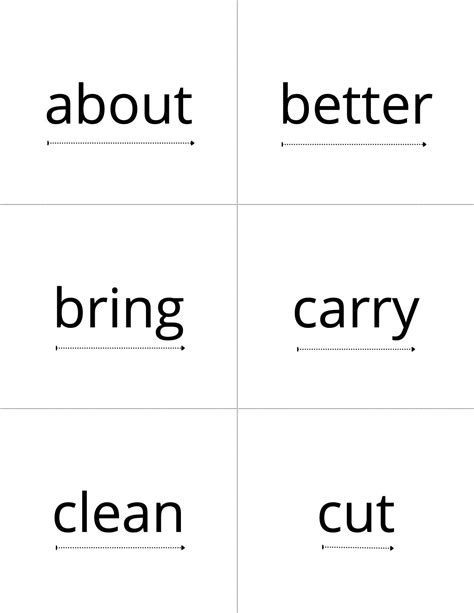 Third Grade Sight Words Readingvine