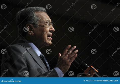 Tun Dr. Mahathir Mohamad editorial stock photo. Image of mohamad - 75721218