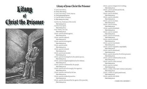 Pdf Litany Of Christ The Prisoner L R 7 €¦ · Litany Of Jesus Christ