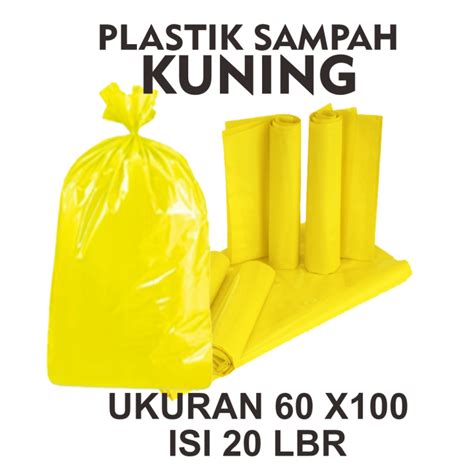 Kantong Plastik Sampah Kuning X Lazada Indonesia