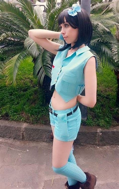 Jun Kazama Tekken Cosplay Silvyjun Blue Outfit Safari Dress