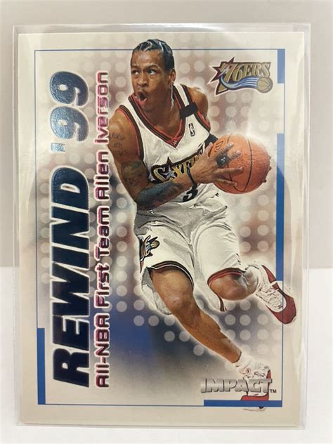 NBAカード アレン アイバーソン ALLEN IVERSON REWIND99 All NBA First Team FLEER