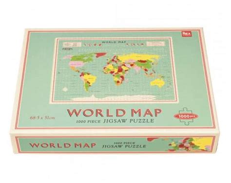 World Map 1000 Piece Puzzle - COSITAS HOME