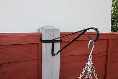 X Hanging Basket Brackets For Concrete Post Ebay