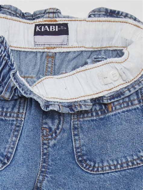 Jean Mom Fit Bleu Kiabi