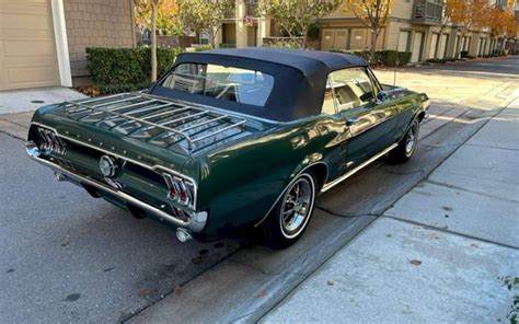 1967 Ford Mustang Convertible Green