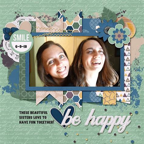 Layout By Ct Deanna Using A Happy Life Collection By Luv Ewe Designs