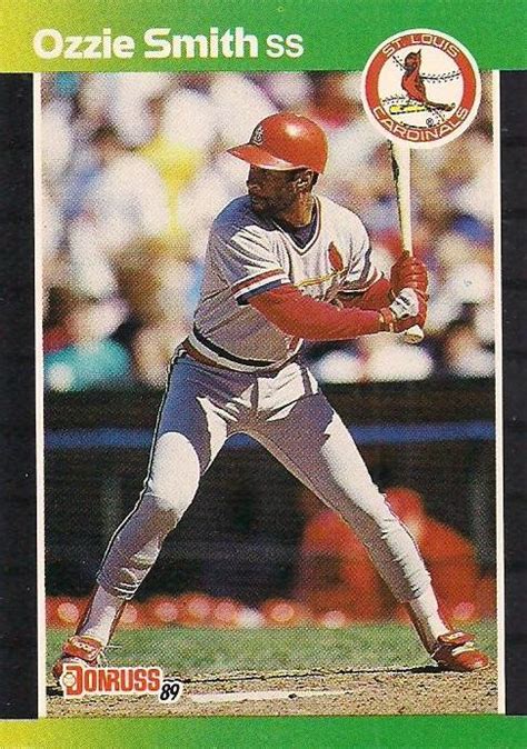 1989 Donruss 63 Ozzie Smith Trading Card Database