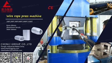 Wire Rope Press Machine Wire Rope Sling Chenli