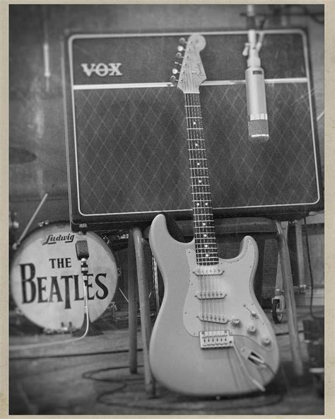 "Rubber Soul" recording session, October 1965. #thebeatles #fender #stratocaster #voxac30 # ...