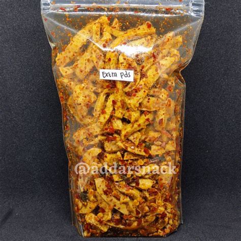 Jual Basreng Stik Bumbu Basah Daun Jeruk Basreng Pedas Gram