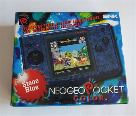 Snk Neo Geo Pocket Color Stone Blue Box Komplet