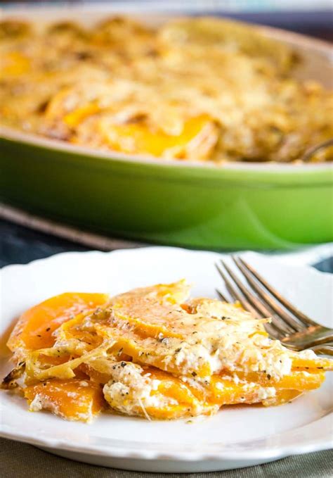 Creamy Butternut Squash Gratin With Caramelized Onions Prepare Nourish