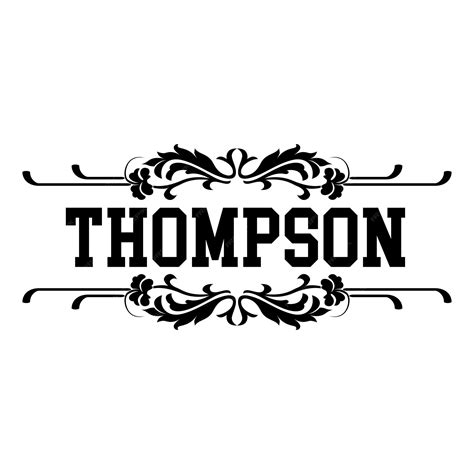 Premium Vector | Thompson