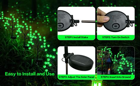 Amazon X Giftkey Green Shamrocks Solar Garden Lights For St