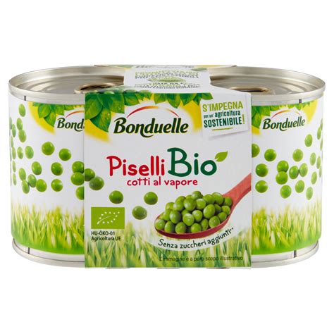 Bonduelle Piselli Bio Cotti Al Vapore X G Carrefour