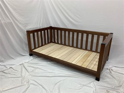 Daybed Frame From Walnut Plans Kings Fine Woodworking Inc