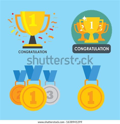 Illustration Top Performance Winner Vector Stock Vector Royalty Free