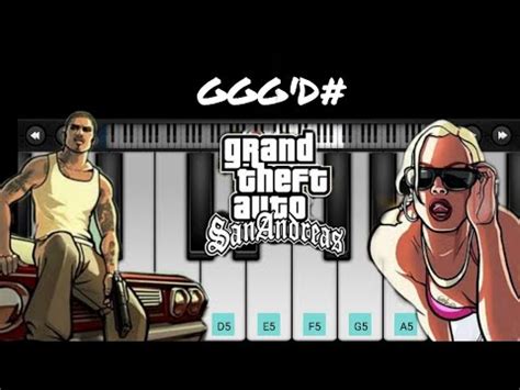 Gta San Andreas Theme Song How To Play Piano Notes Keys Mission