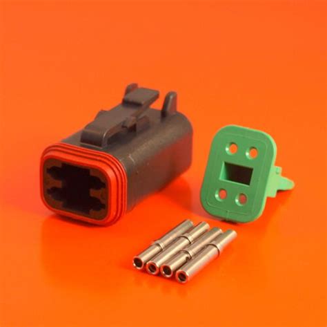 Deutsch Dt Series Way Plug Connector Kit Dt S Ce C W Pins