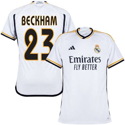 Maillot Real Madrid 2023 2024 Legend Edition Beckham