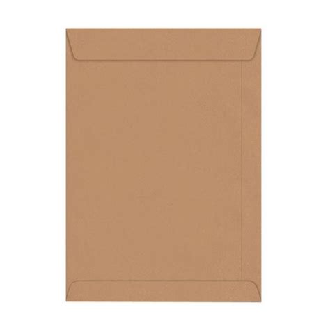 Envelope Saco Kraft Natural 80g 240x340mm Pct C 10 Unid Foroni Na