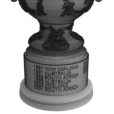 The Webb Ellis Cup Trophy 3D Model | FaceQuad