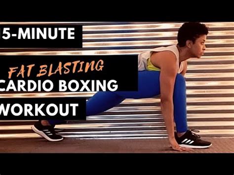 Minute Fat Blasting Cardio Boxing Workout Youtube