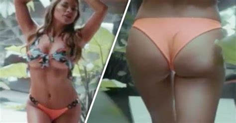 Ufc Stunner Sends Fans Wild In Racy Behind The Scenes Clip From Bikini Shoot Daily Star