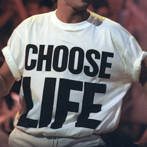 Choose Life Wham Retro S S T Shirt Xs Xl Fancy Dress Choose Life