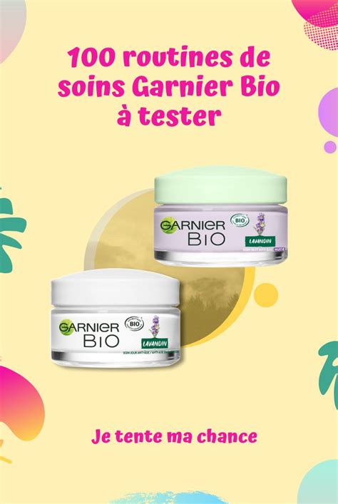 100 routines de soins Garnier Bio à tester Routine Bio Produits