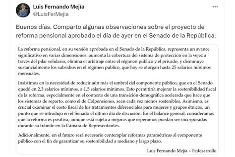 La Reforma Pensional Generará Un Serio Problema Para El Banco De La