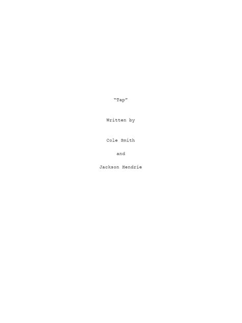 Horror Film Script | PDF