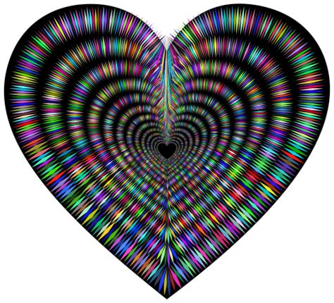 Optical Illusion Heart Clip Art Image - ClipSafari